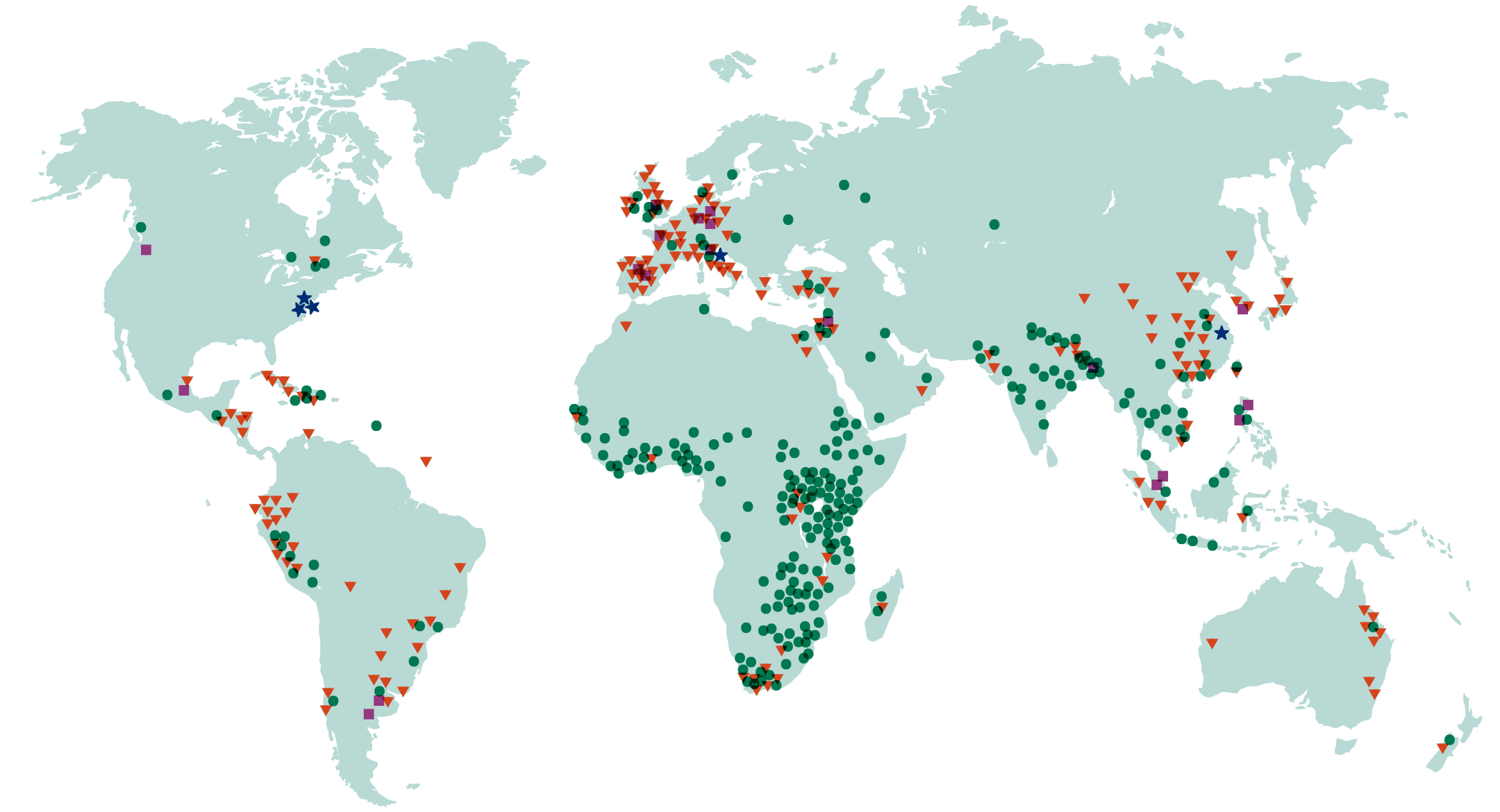 Map of the world