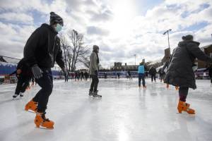 Homewood Ice Rink skaters