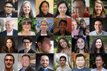 Headshot of individuals associated with the Johns Hopkins Coronavirus Resource Center